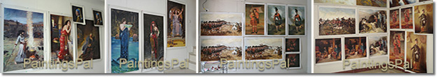 +9,000 oil paintings for oil painting retail outlets